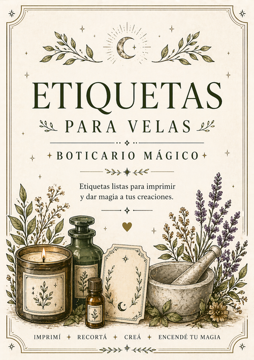 Ebook Creá Velas de Soja y convertilas en un negocio + BONUS ETIQUETAS